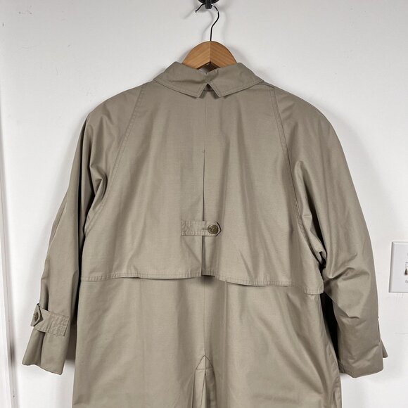 Vintage London Fog Trench Coat Womens 18WP Tan Thinsulate Insulation USA - Picture 7 of 9